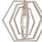 Westinghouse Pendant 60W Holly 15.75In, Brushed Nickel Hexagon Ring Shade 6369800 - alternate 3